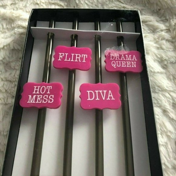 Bachelorette 10" Reusable Party Time Straws Set‎ - Picture 2 of 8